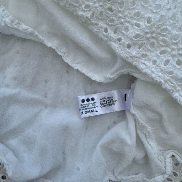 Three Dots Textured Laced Sleeveless Sundress Size XS - Picture 9 of 11